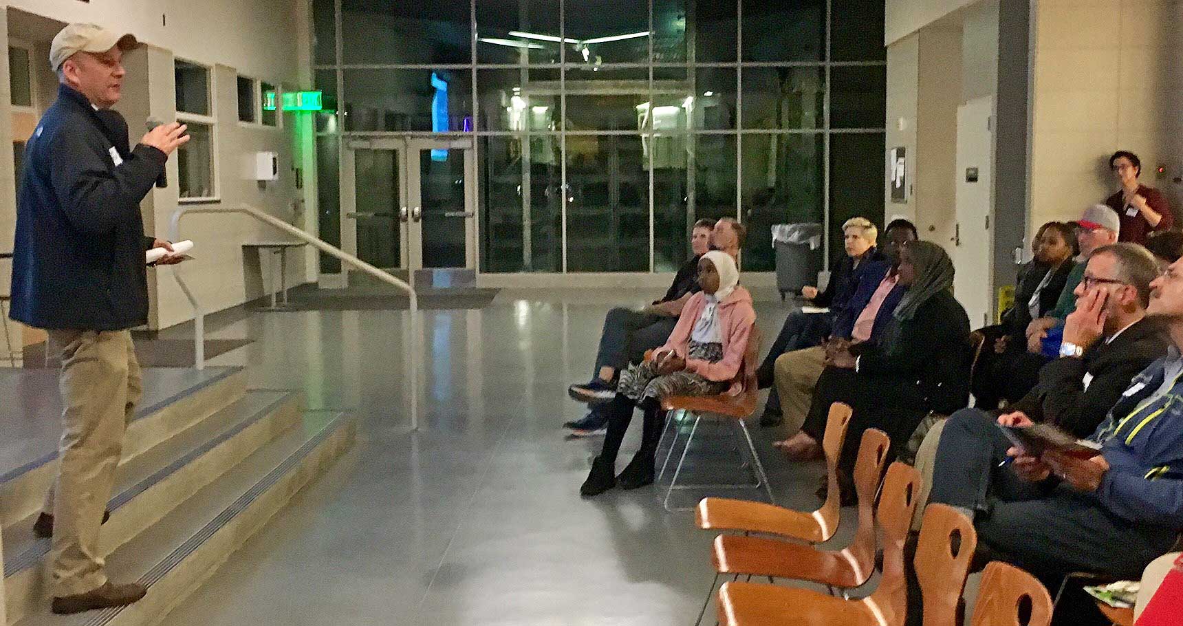 John Taylor speaks at Skyway-West Hill subarea plan meeting